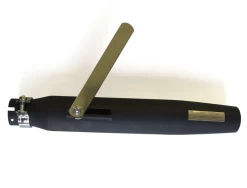 16" Tapered Black Universal Silencer -Motoronderdelen Winkel 16 tapered black universal silencer