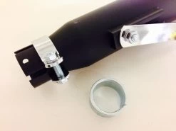 16" Tapered Black Universal Silencer -Motoronderdelen Winkel 16 tapered black universal silencer 4