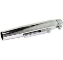 Emgo 40CM Slash Cut Shorty Black 23 Emgo 40CM Slash Cut Shorty Black -Motoronderdelen Winkel 16 tapered muffler chrome