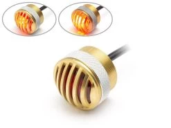 1.65" Solid Brass Mini Flush Mount CNC Machined Prison Grill LED Stop / Tail Light -Motoronderdelen Winkel 165 solid brass mini flush mount cnc machined pris 7