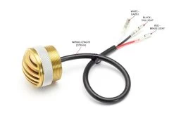 1.65" Solid Brass Mini Flush Mount CNC Machined Prison Grill LED Stop / Tail Light -Motoronderdelen Winkel 165 solid brass mini flush mount cnc machined pris 8