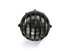 4.5 "Headlight Bird Cage Style Matt Black Bottom Mount