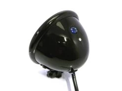 4.75" Chopper Headlight "Bates Style" Black & Yellow -Motoronderdelen Winkel 475 chopper headlight bates style black yellow 3