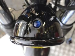 4.75" Chopper Headlight "Bates Style" Black & Yellow -Motoronderdelen Winkel 475 chopper headlight bates style black yellow 7
