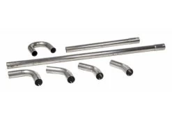 51 MM DIY Exhaust Pipe Set Stainless Steel -Motoronderdelen Winkel 51 mm diy kit exhaust pipes steel