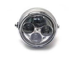 5.5 "4 LED Projector Chopper Headlight Chrome