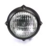 5.5 "Vintage Headlight Bottom Mount Black -Motoronderdelen Winkel 55 vintage headlight bottom mount black