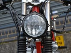 5.5 "Vintage Headlight Bottom Mount Black -Motoronderdelen Winkel 55 vintage headlight bottom mount black 8