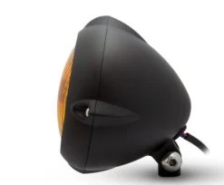 5.5 "Vintage Headlight Bottom Mount Black / Yellow