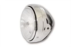 5.75 '' Chopper Headlight Chrome British Universal -Motoronderdelen Winkel 575 chopper headlight chrome british universal 2