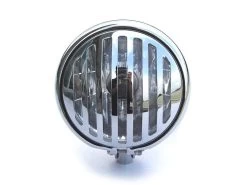 5.75" Grid Chrome Headlight With Bottom Mount
