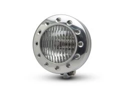 Chrome Alloy Tombstone LED Stop Tail Light -Motoronderdelen Winkel 5inch drilled vintage style headlight polished 4