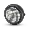 6" Mesh Headlight Scrambler Black -Motoronderdelen Winkel 6 mesh headlight scrambler black