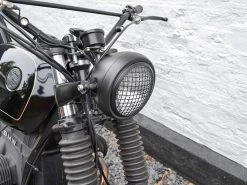 6" Mesh Headlight Scrambler Black -Motoronderdelen Winkel 6 mesh headlight scrambler black 8