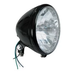 6.5 Inch Headlight Black Bottom Mount