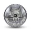 6.75 "Black / Chrome Classic Headlight -Motoronderdelen Winkel 675 black chrome classic headlight