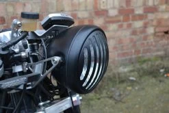 6.75" Steampunk Chopper Matte Black Headlight -Motoronderdelen Winkel 675 steampunk chopper matte black headlight 5