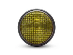 7 "Chopper Headlight Mesh - Yellow / Black