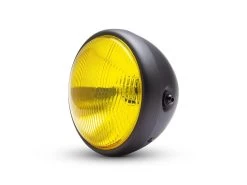 Daytona Led Headlight NEOVintage -Motoronderdelen Winkel 7 classic chopper headlight yellow lens matte blac