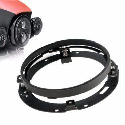 7" LED Headlight Mounting Ring & Bracket For Harley Davidsons -Motoronderdelen Winkel 7 led headlight mounting ring bracket for harley d 10