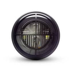 7 " Matte Black Multi Projector LED Headlight + Beemer Cover