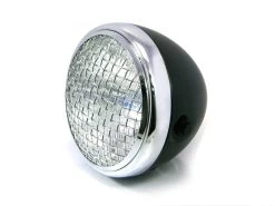 7" Scrambler Headlight Black & Chrome Extra Large -Motoronderdelen Winkel 7 scrambler headlight black chrome extra large 9