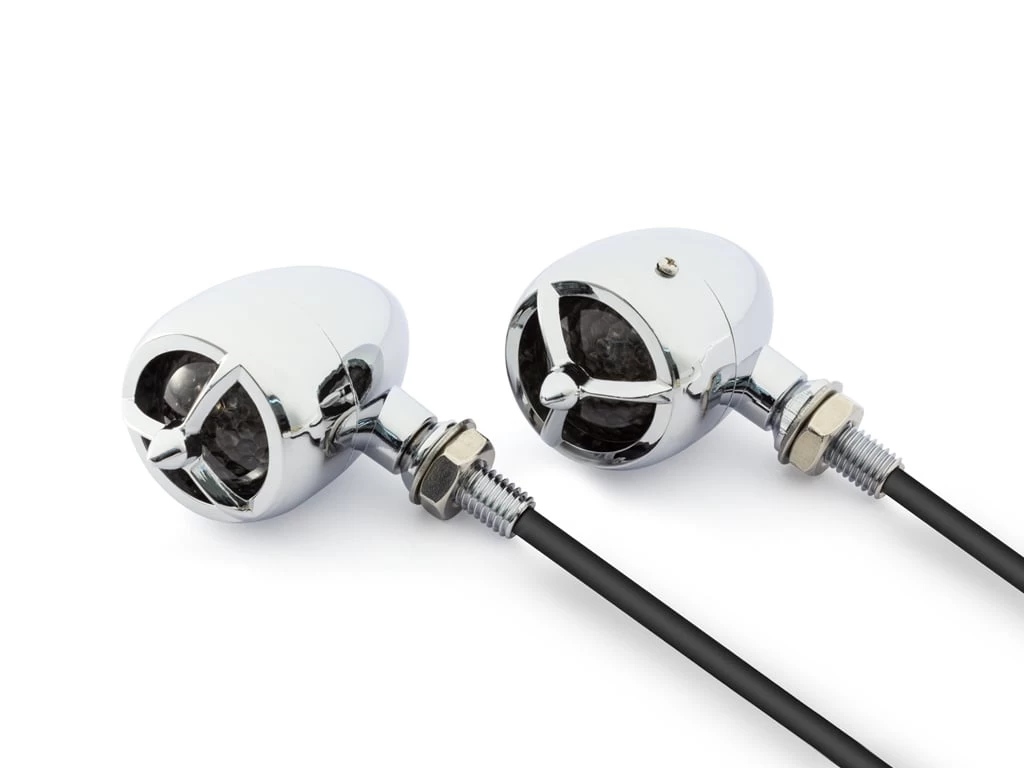 Set Bullet "Truro" Turn Signals / Taillight CNC - Black 14 Set Bullet "Truro" Turn Signals / Taillight CNC - Black - Afbeelding 12