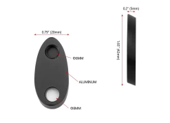 Billet CNC Aluminium Turn Signal Adapter Plates For Harley Davidson -Motoronderdelen Winkel billet cnc aluminium turn signal adapter plates fo 3
