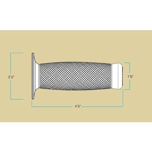 Biltwell 1" Renegade Grips Grey TPV 3 Biltwell 1" Renegade Grips Grey TPV