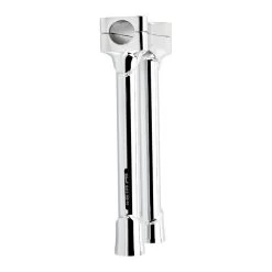 Biltwell Murdock O/S Straight Risers Chrome | (Choose Size) -Motoronderdelen Winkel biltwell murdock o s straight risers chrome choose 6