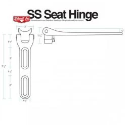 Biltwell Seat Hinge Kit Polished Stainless Steel -Motoronderdelen Winkel biltwell seat hinge kit polished stainless steel 4