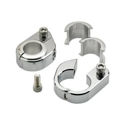 Biltwell Murdock O/S Straight Risers Chrome | (Choose Size) -Motoronderdelen Winkel biltwell straight o s speed clamps chrome 6