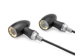 Black / Brass Mini LED Turn Signals Type "Ladz" 27 Black / Brass Mini LED Turn Signals Type "Ladz" -Motoronderdelen Winkel black brass mini led turn signals type ladz 9
