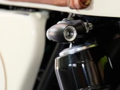 Black / Chrome Mini LED Turn Signals Type "Ladz" -Motoronderdelen Winkel black chrome mini led turn signals type ladz 7