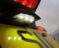 Black Universal Bolt On LED License Plate Light - Emarked