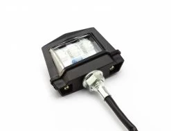 Black Universal Bolt On LED License Plate Light - Emarked -Motoronderdelen Winkel black universal bolt on led license plate light em 3