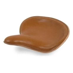 Brown Leather Solo Seat Breed 1925 Style -Motoronderdelen Winkel brown leather solo seat breed 1925 style