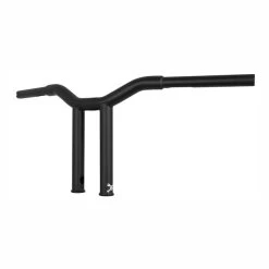 Burly Dominator Straight 1-1/4" T-Bar 10" Rise, Matte Black