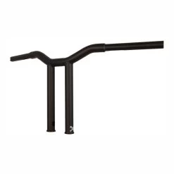 Burly Dominator Straight 1-1/4" T-Bar 12" Rise, Matte Black