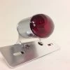 Cat Eye Chrome Tail Light With Plate Holder -Motoronderdelen Winkel cat eye chrome tail light with plate holder