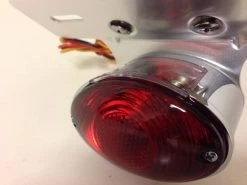 Cat Eye Chrome Tail Light With Plate Holder -Motoronderdelen Winkel cat eye chrome tail light with plate holder 6