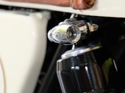 Chrome Mini LED Turn Signals Type "Ladz" -Motoronderdelen Winkel chrome mini led turn signals type ladz 7