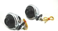 Chrome & Smoke Bullet Turn Signal Set (2Pc)
