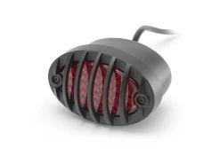 MCU Taillight LED Oval Red Type 2 -Motoronderdelen Winkel classic metal oval led rear light