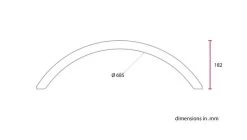 C.Racer 150MM Fender Black ABS