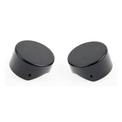 Cult-Werk Turn Signal Bracket Set Front - Black -Motoronderdelen Winkel cult werk 2 piece fork tube cap bolt cover kit bla 1