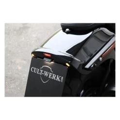 Cult-Werk Side Mount License Plate Bracket Black - (Switzerland) | 18-21 Softail 10 Cult-Werk Side Mount License Plate Bracket Black - (Switzerland) | 18-21 Softail -Motoronderdelen Winkel cult werk license plate bracket 2 1 taillight brak