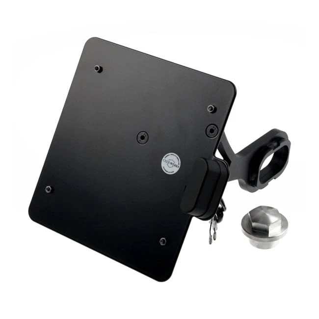 Cult-Werk Side Mount License Plate Bracket 210 X 170mm Black - (Austria) 5 Cult-Werk Side Mount License Plate Bracket 210 X 170mm Black - (Austria) - Afbeelding 3