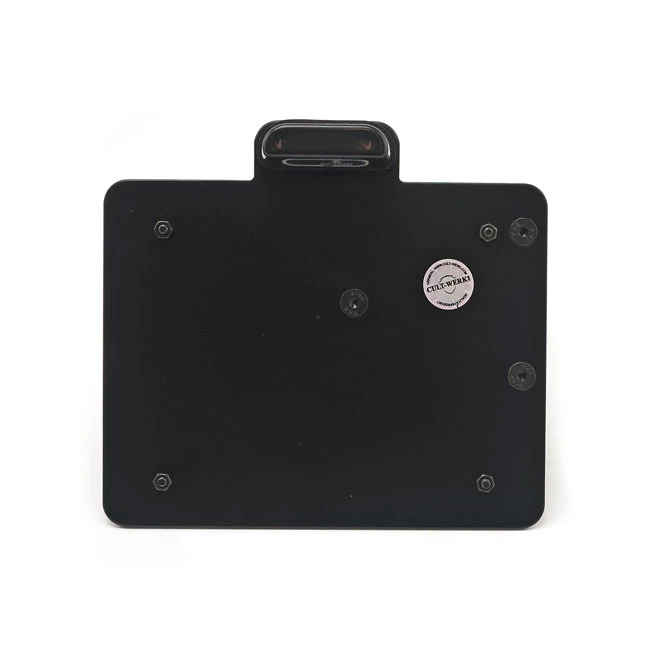 Cult-Werk Side Mount License Plate Bracket Black - (Switzerland) | 18-21 Softail 3 Cult-Werk Side Mount License Plate Bracket Black - (Switzerland) | 18-21 Softail