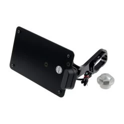 Cult-Werk Center License Plate Bracket - Black 18-20 Softail -Motoronderdelen Winkel cult werk side mount license plate bracket choose 1